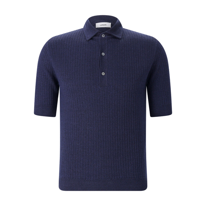 Lardini Poloshirt aus Leinenmix Herren