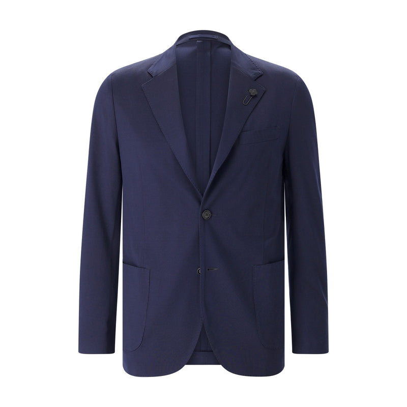 Sakko aus Seide 56 / Dunkelblau