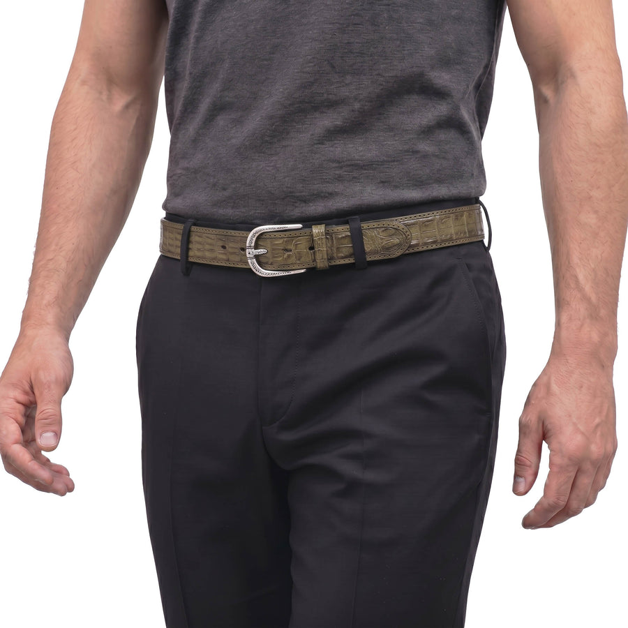 Fausto Colato Gürtel aus Leder Herren