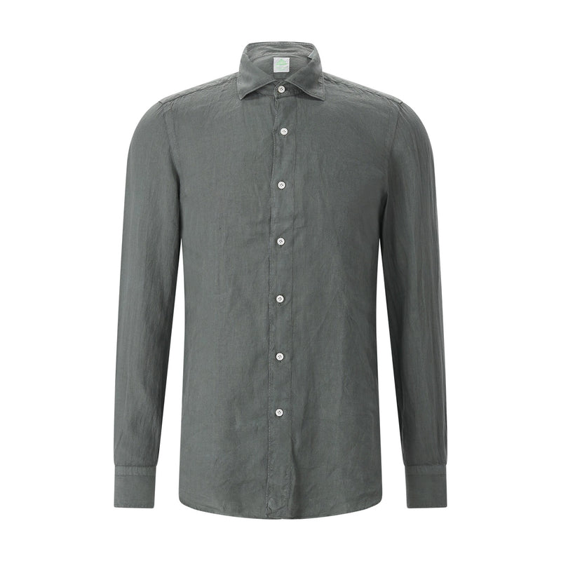 Finamore Hemd aus Leinen Herren