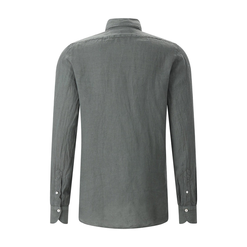 Finamore Hemd aus Leinen Herren