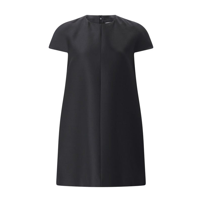 Balenciaga Minikleid mit Wolle & Seide Damen