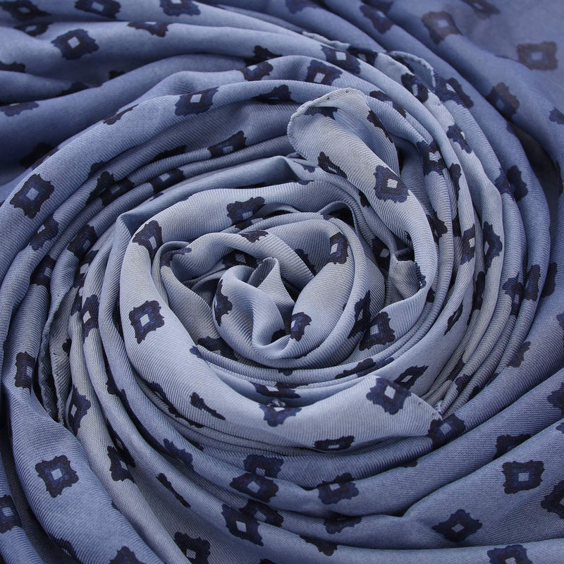 Tuch mit Muster One Size / Blau
