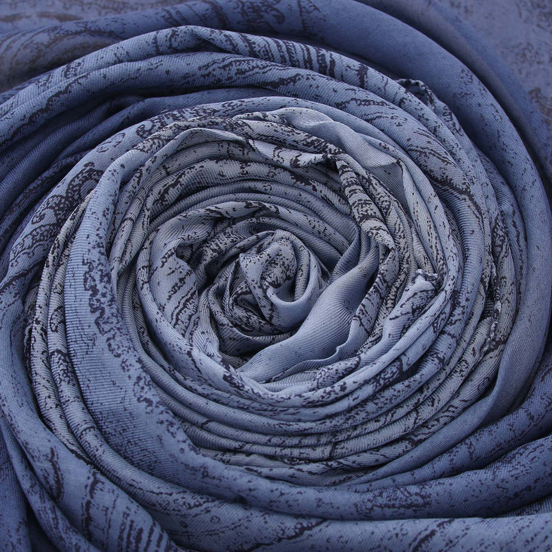 Tuch mit Muster One Size / Dunkelblau