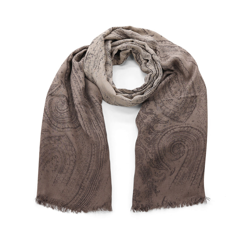 Tuch mit Muster One Size / Braun