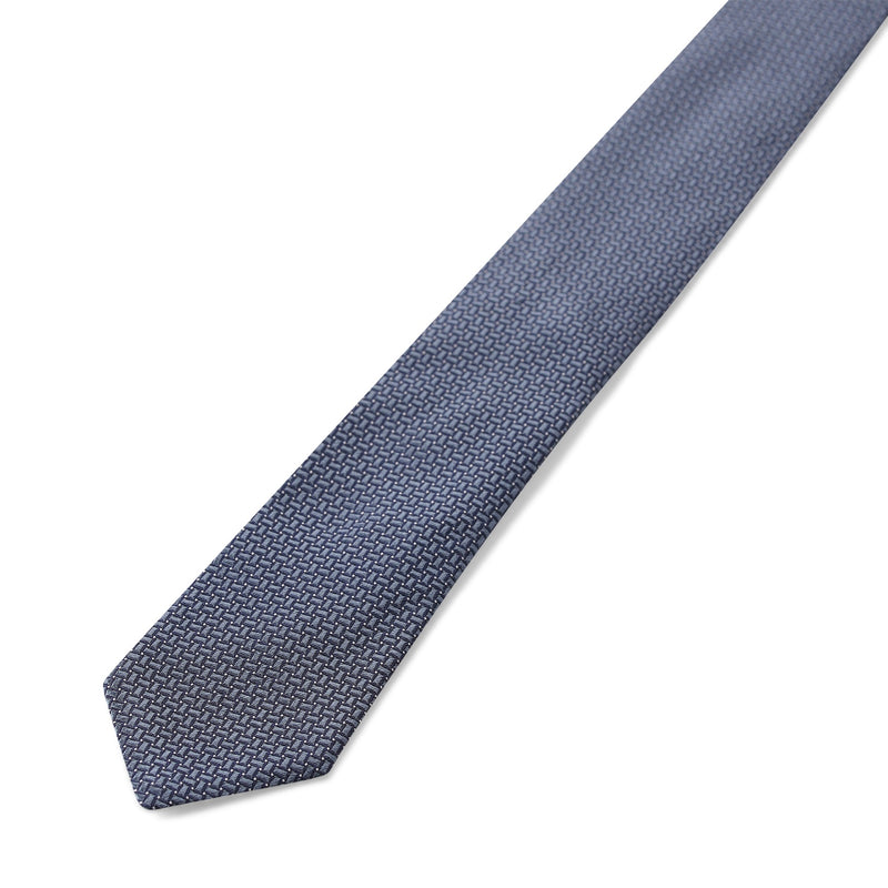 Krawatte Gange aus Seidenmix One Size / Blau