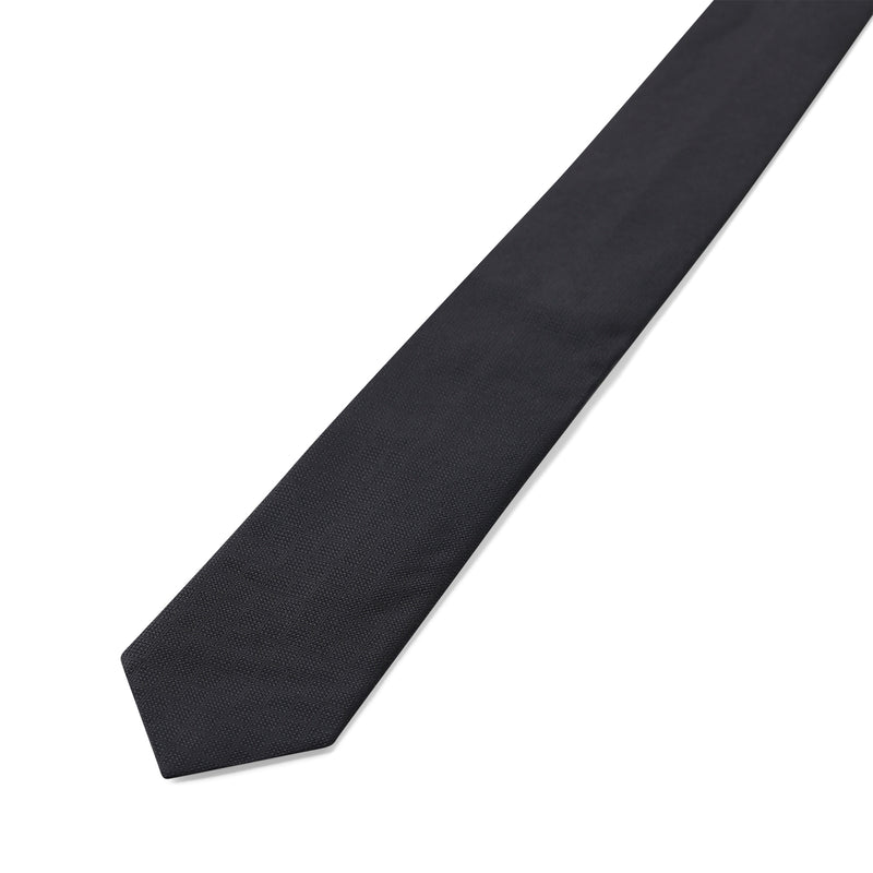 Krawatte Ticino aus Seide One Size / Schwarz