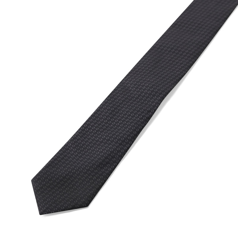 Krawatte Ticino aus Seide One Size / Schwarz