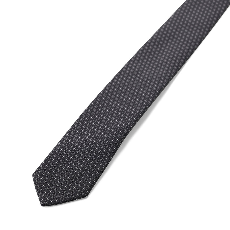 Krawatte Ticino aus Seide One Size / Anthrazit