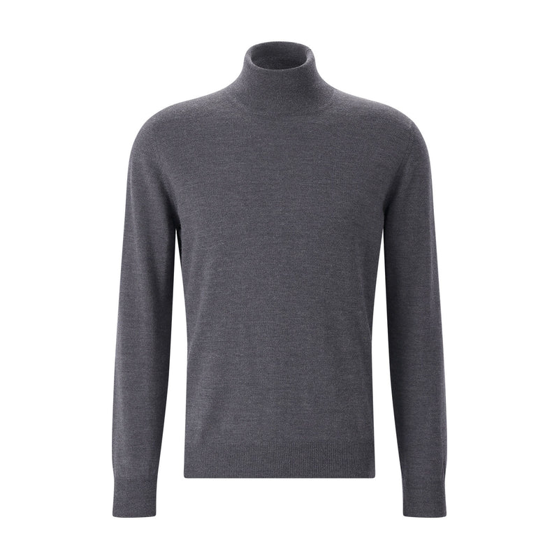 Gran Sasso Rollkragenpullover aus Wolle Herren