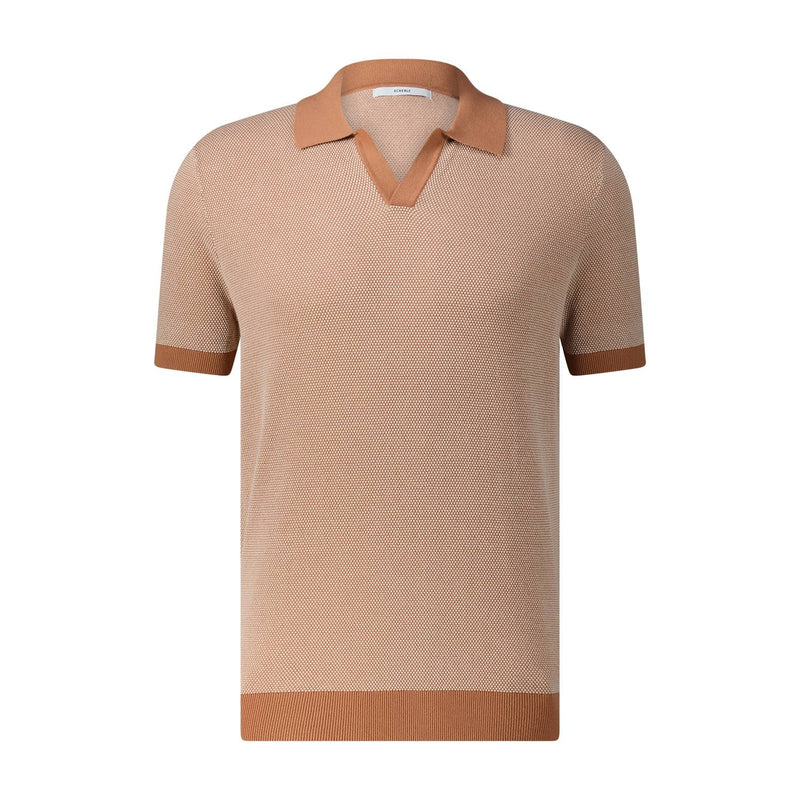 Poloshirt aus Baumwollstrick XXL / Braun