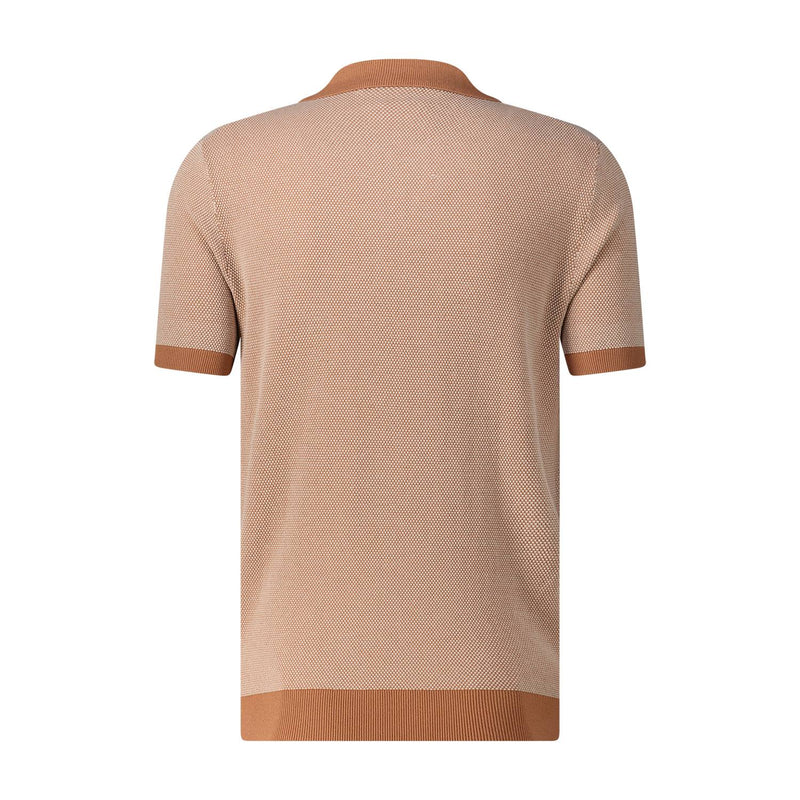 Poloshirt aus Baumwollstrick XXL / Braun