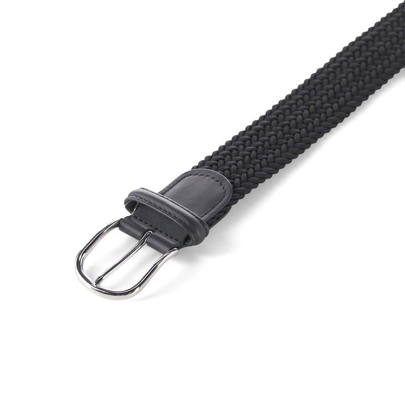 Gürtel mit Leder 110 / Schwarz