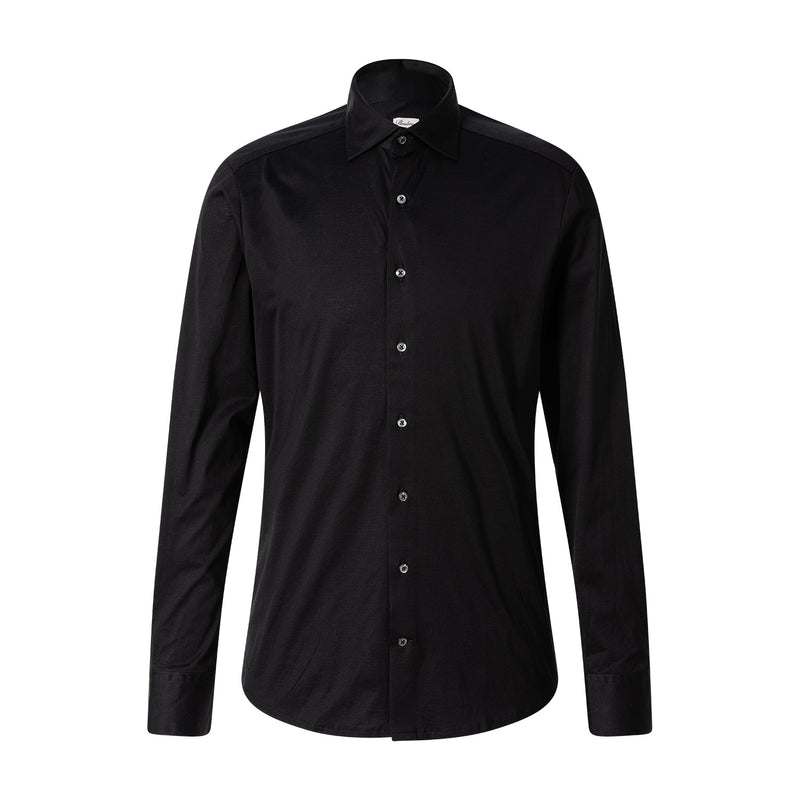 Slim-Fit Hemd aus Baumwolle XXL / Schwarz