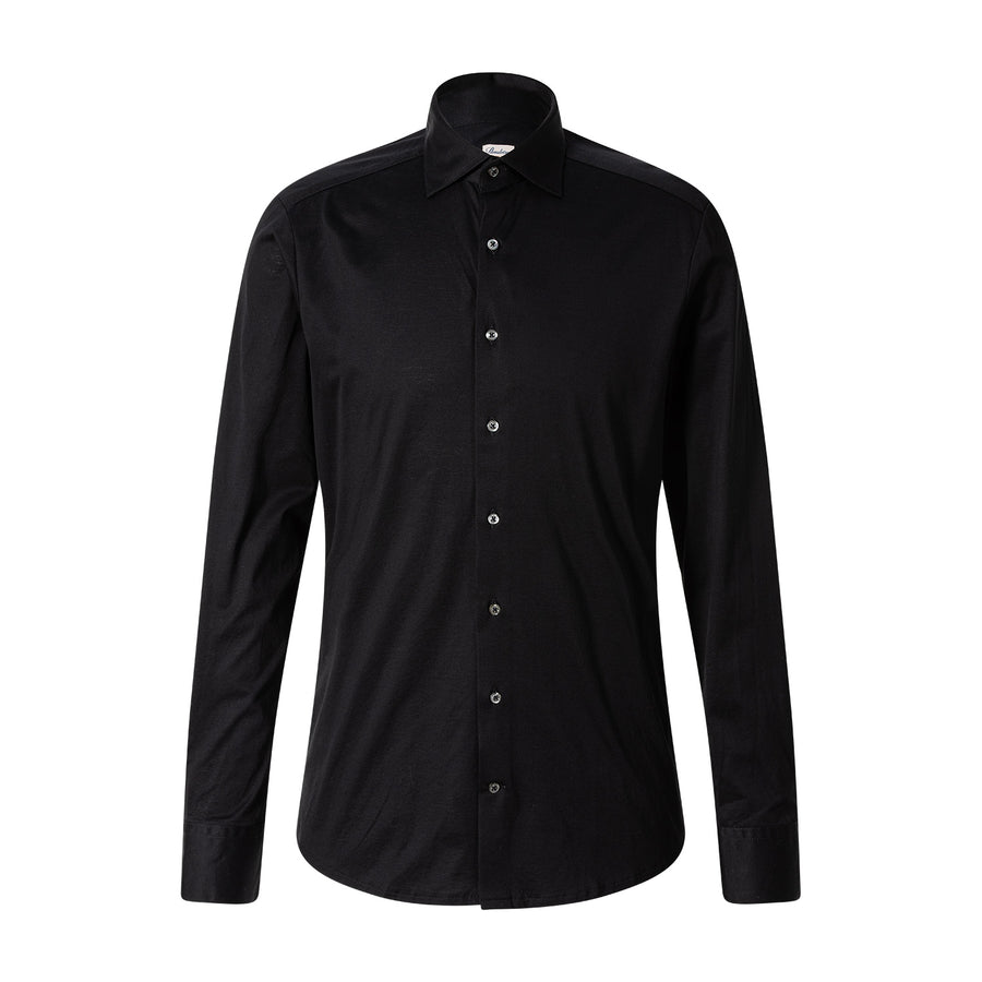 Slim-Fit Hemd aus Baumwolle XXL / Schwarz