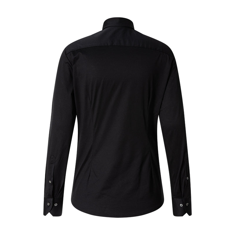 Slim-Fit Hemd aus Baumwolle XXL / Schwarz