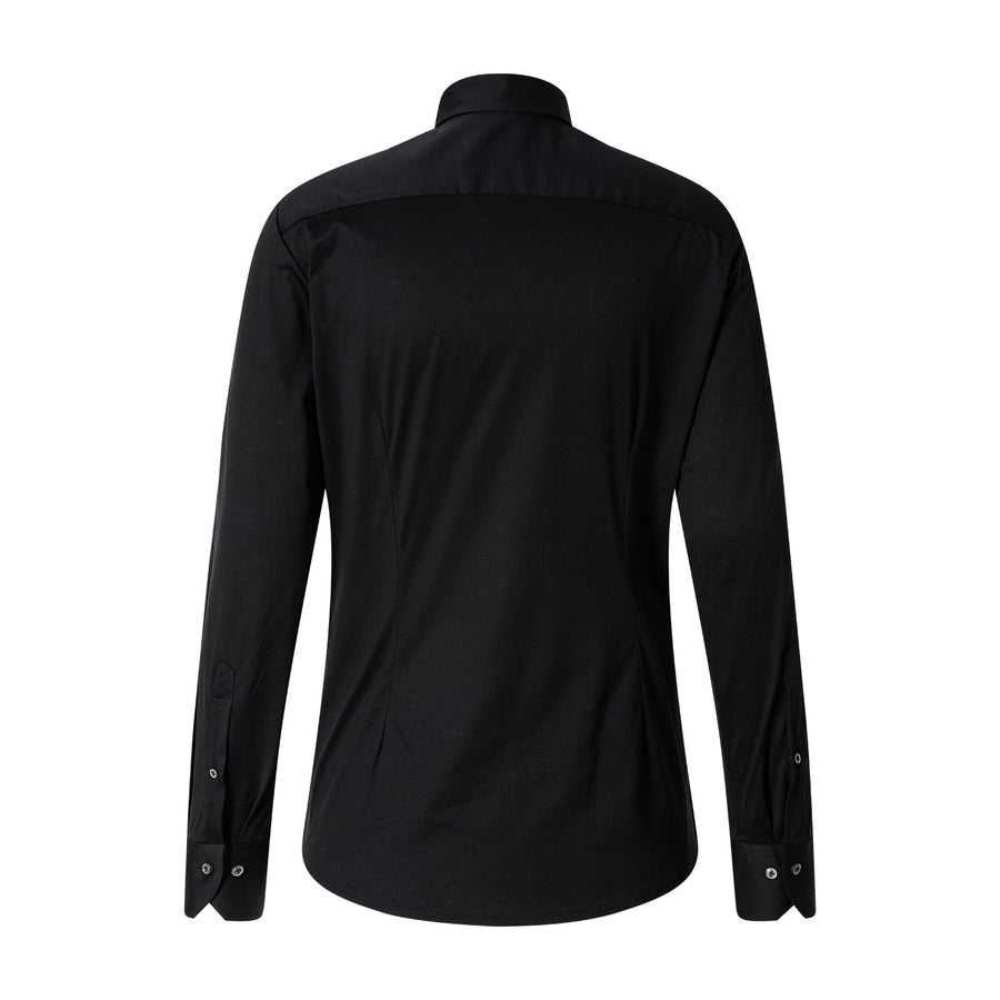 Slim-Fit Hemd aus Baumwolle XXL / Schwarz