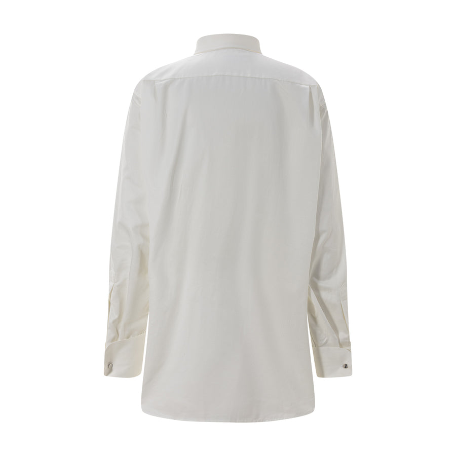 Wide-Fit Hemd aus Baumwolle 46 / Creme