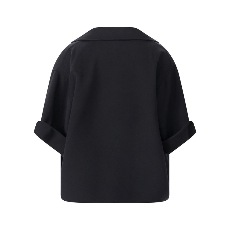 Mantel Neo aus Schurwolle 44 / Schwarz
