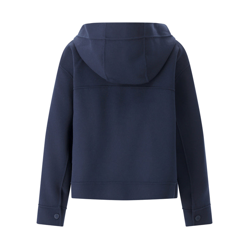Kapuzenjacke Dridente aus Wolle 44 / Dunkelblau