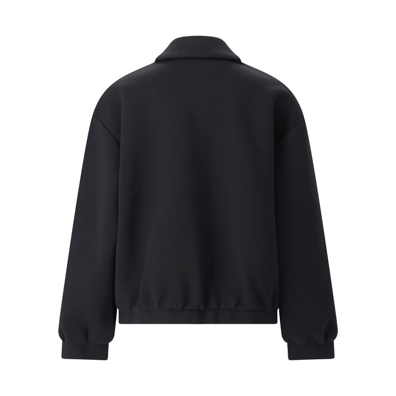Bomberjacke aus Jersey L / Schwarz