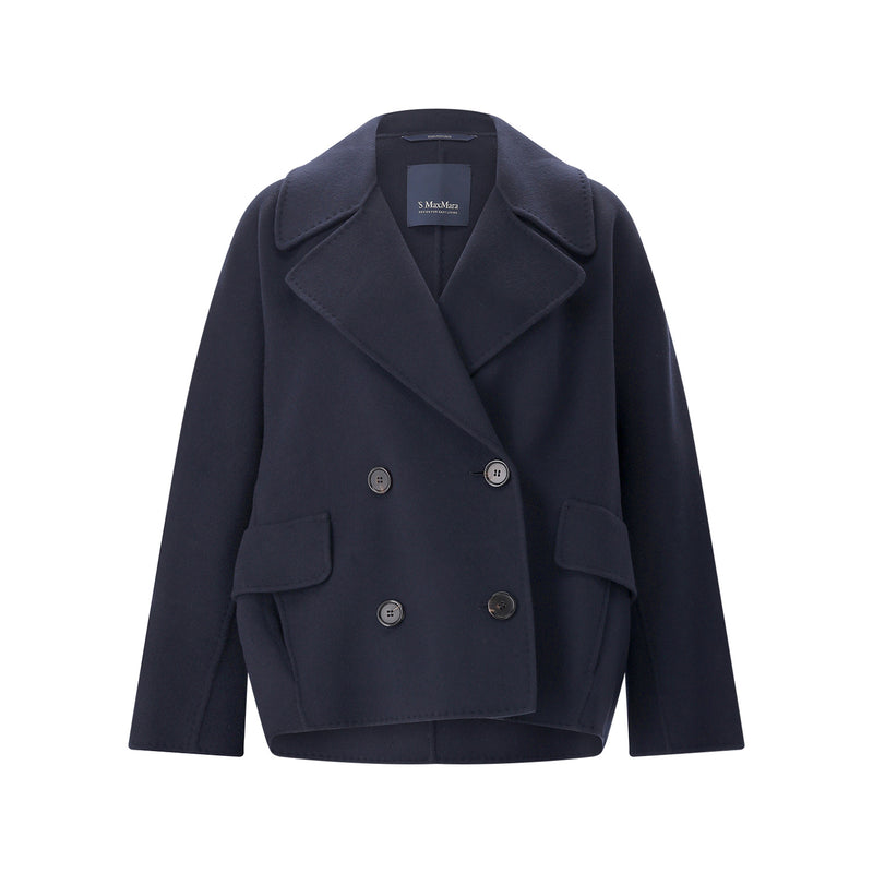 Cabanjacke Adele aus Schurwolle 42 / Dunkelblau
