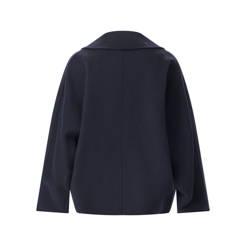 Cabanjacke Adele aus Schurwolle 42 / Dunkelblau