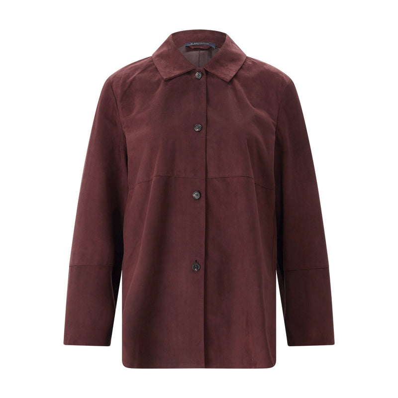 Jacke Gocce aus Wildleder 44 / Braun