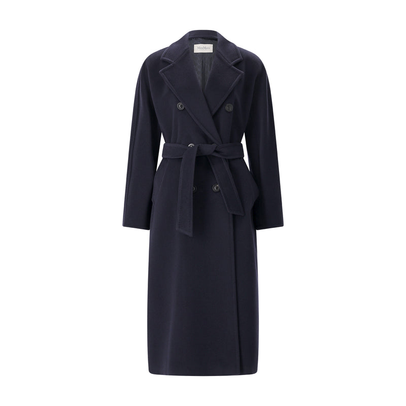 Mantel aus Schurwoll-Kaschmir-Mix 44 / Navy