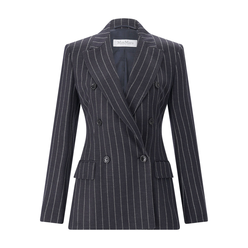 Gestreifter Blazer Balta 44 / Dunkelblau