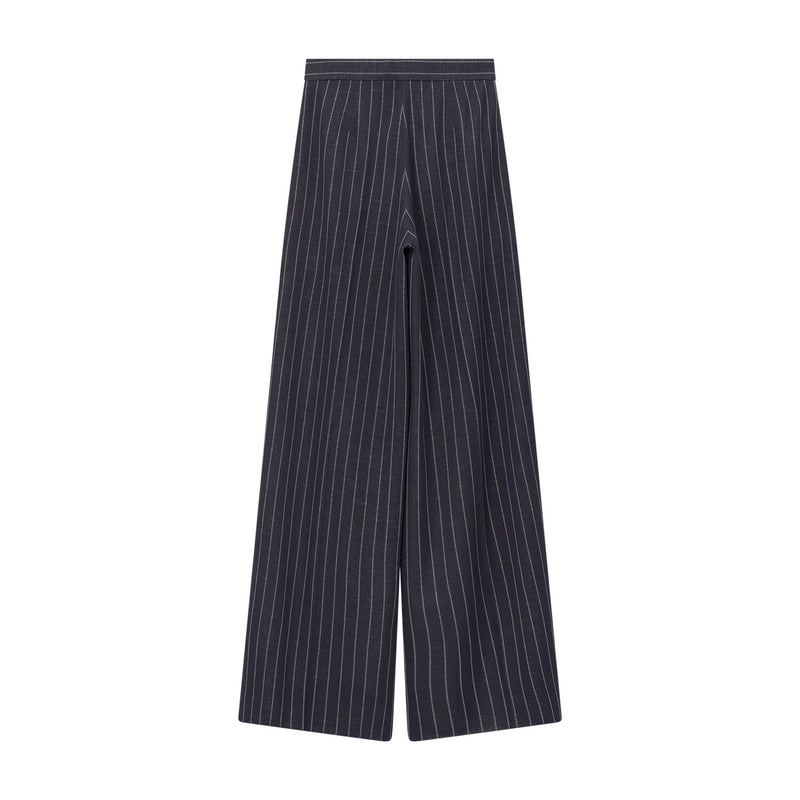 Gestreifte Stoffhose Rio 44 / Navy