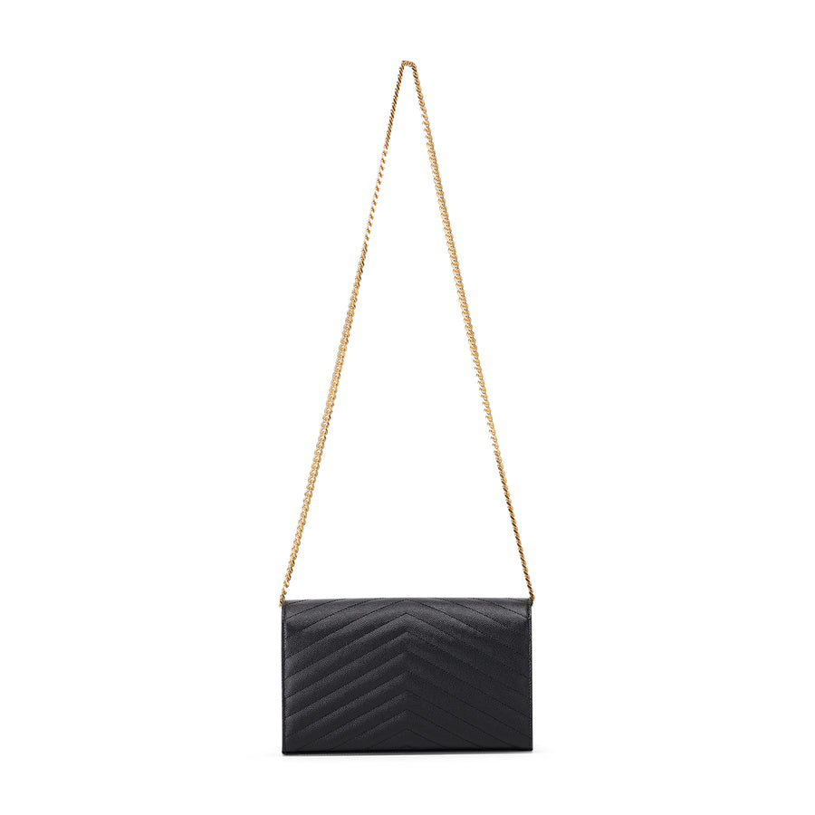 Cassandre Pochette mit Kette One Size / Schwarz