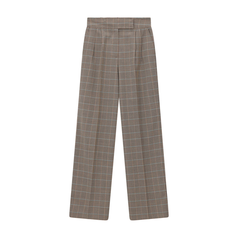 Boot-Cut Hose aus Wolle 44 / Beige