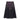 Maxirock mit Paisley-Muster 42 / Schwarz