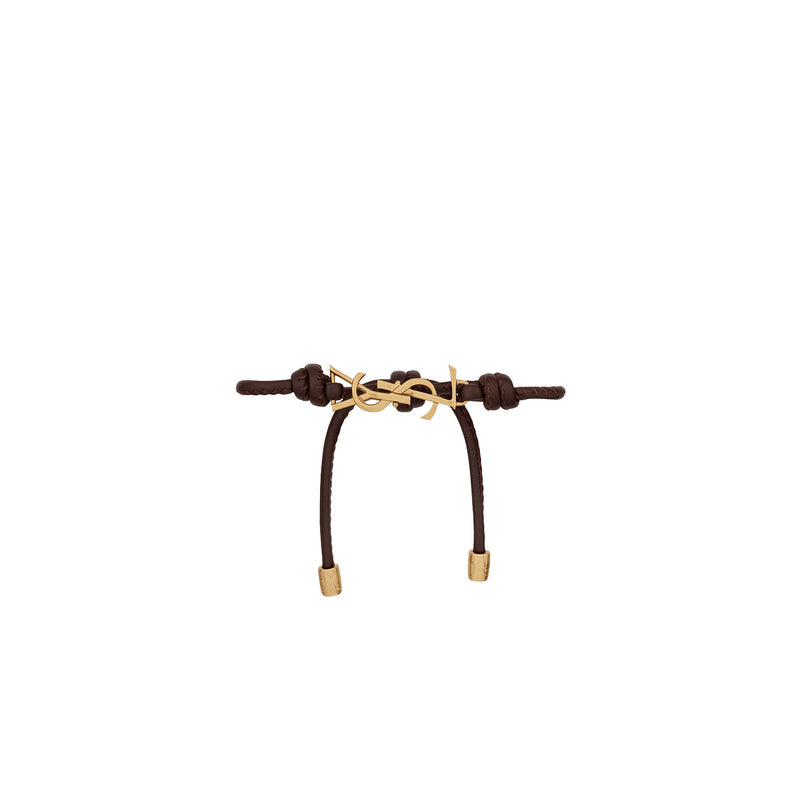 Kordelarmband aus Leder