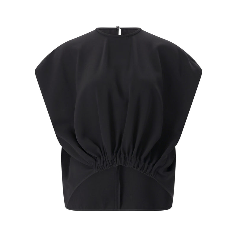 Max Mara Bluse mit Raffung Damen