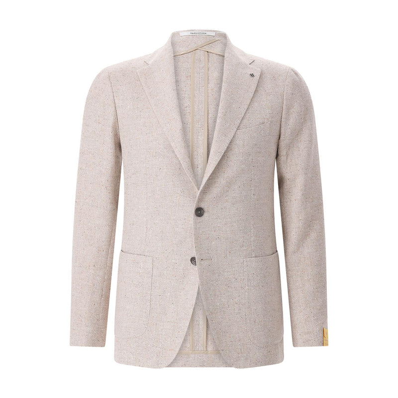 Sakko aus Baumwollmix 54 / Beige