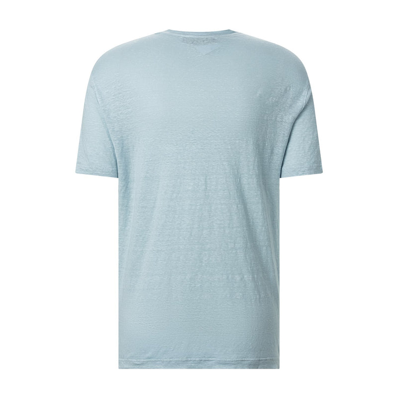 T-Shirt aus Leinenmix 56 / Blau