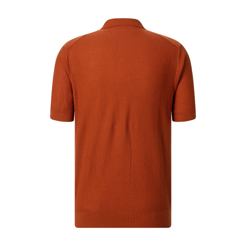 Poloshirt aus Baumwollstrick 56 / Orange
