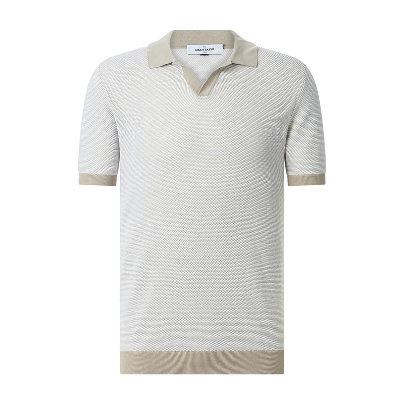 Poloshirt aus Baumwollstrick