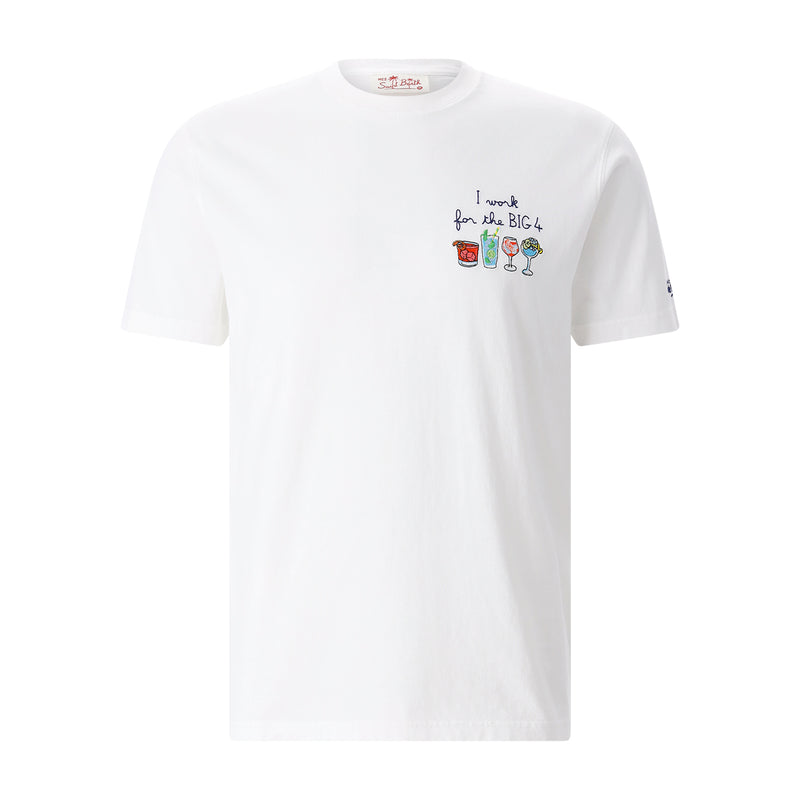 MC2 Saint Barth T-Shirt Portofino mit Stickerei Herren