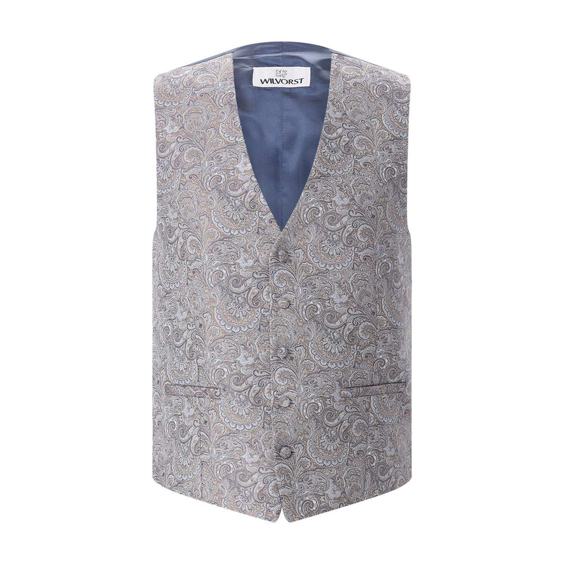 Wilvorst Weste mit Paisley-Muster Herren