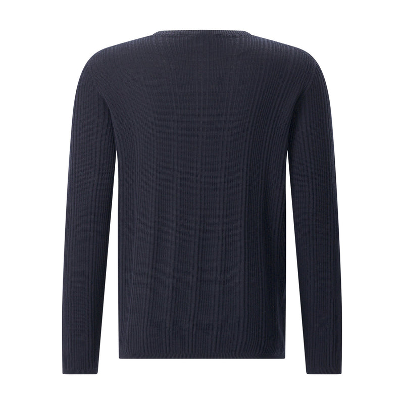Pullover aus Baumwollstrick XXL / Navy