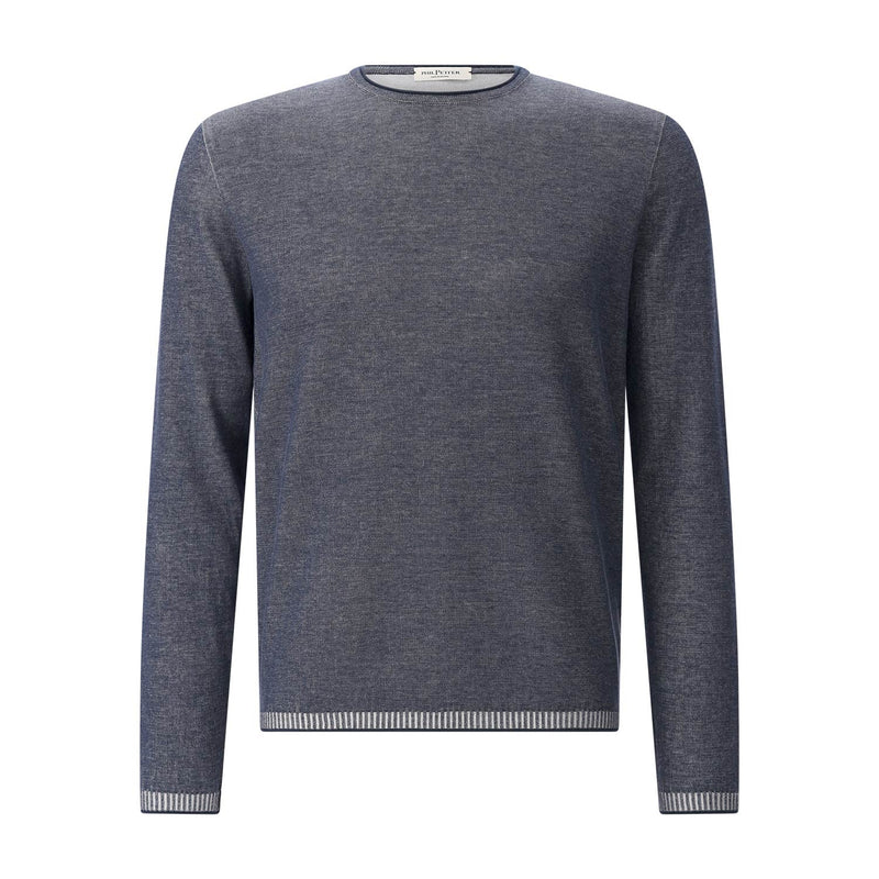 Pullover aus Baumwollstrick XXL / Navy