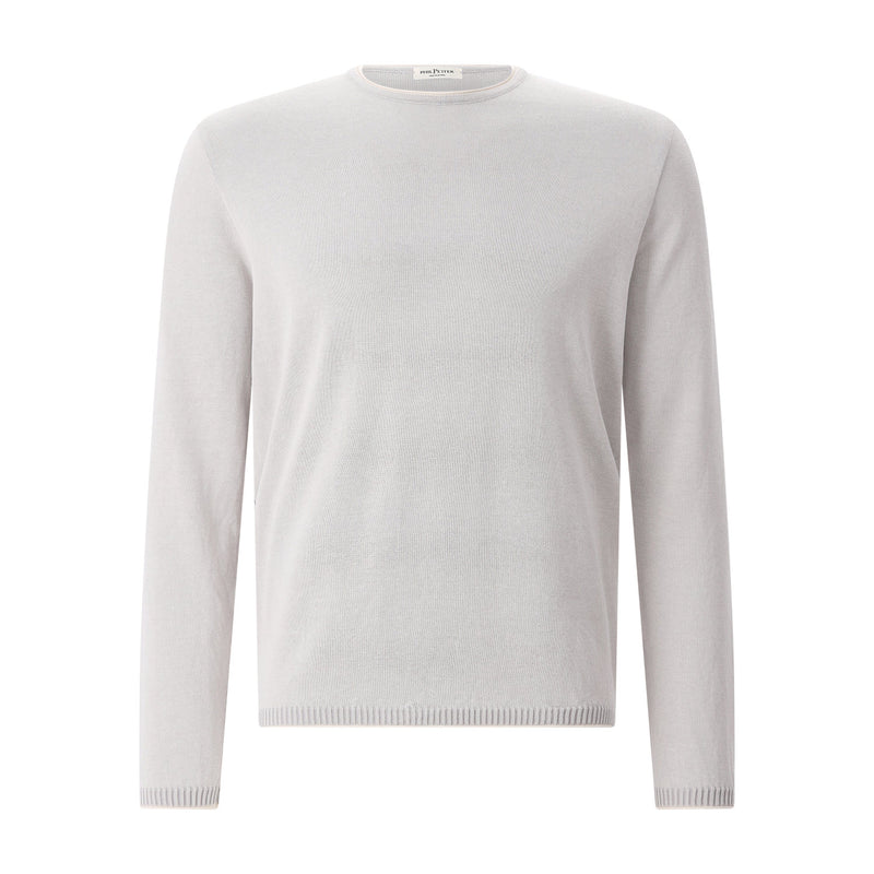 Pullover aus Baumwollstrick XXL / Grau