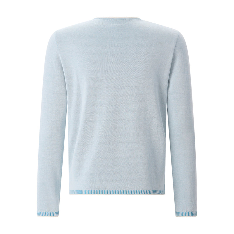 Pullover aus Baumwollstrick XXL / Blau