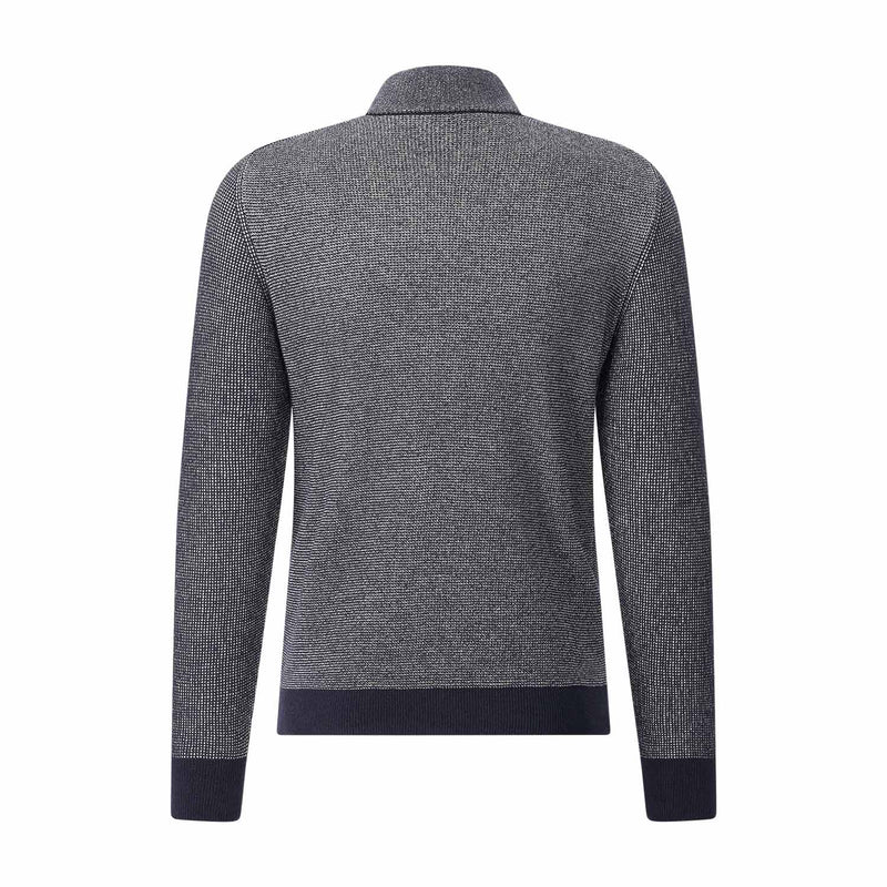 Strickjacke aus Baumwollstrick XXL / Navy