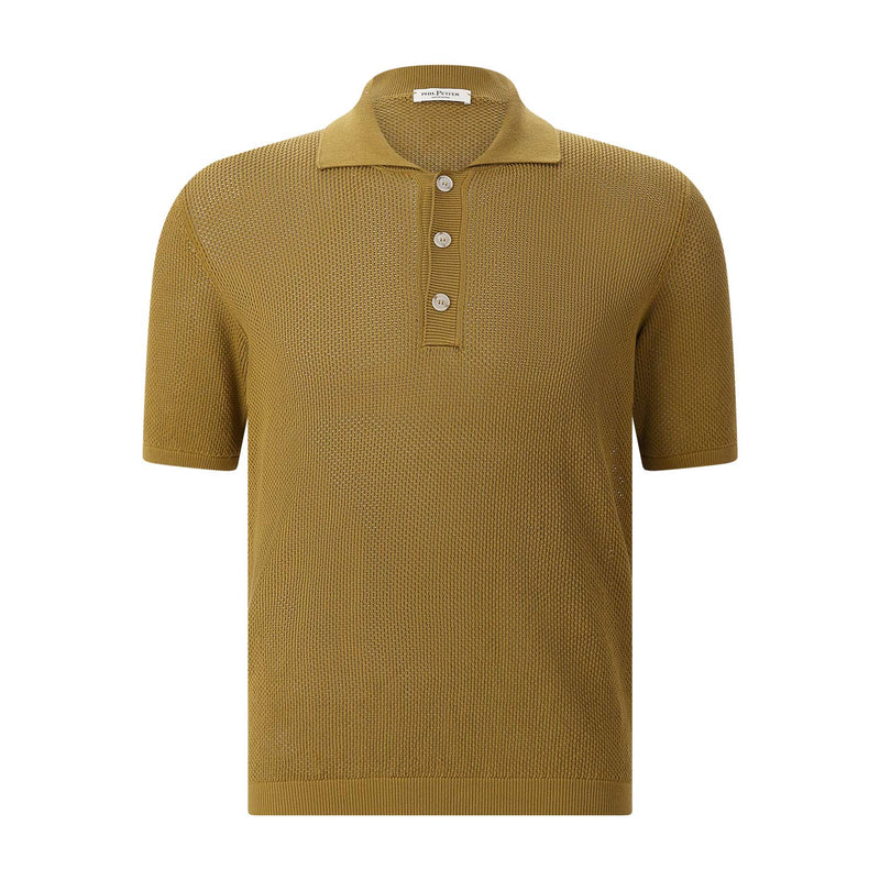 Phil Petter Gestricktes Poloshirt aus Baumwolle Herren