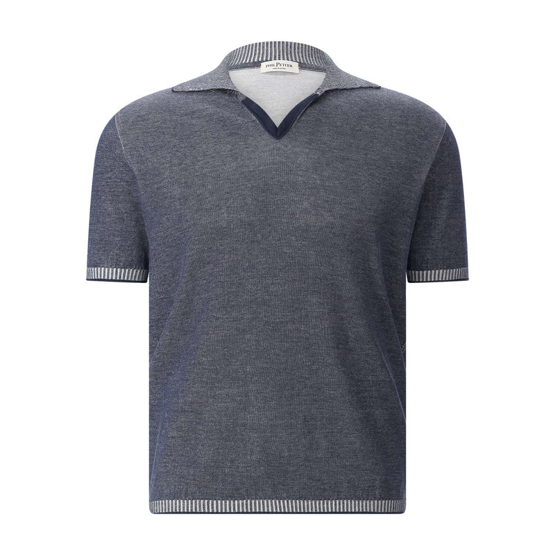 Phil Petter Gestricktes Poloshirt aus Baumwolle Herren