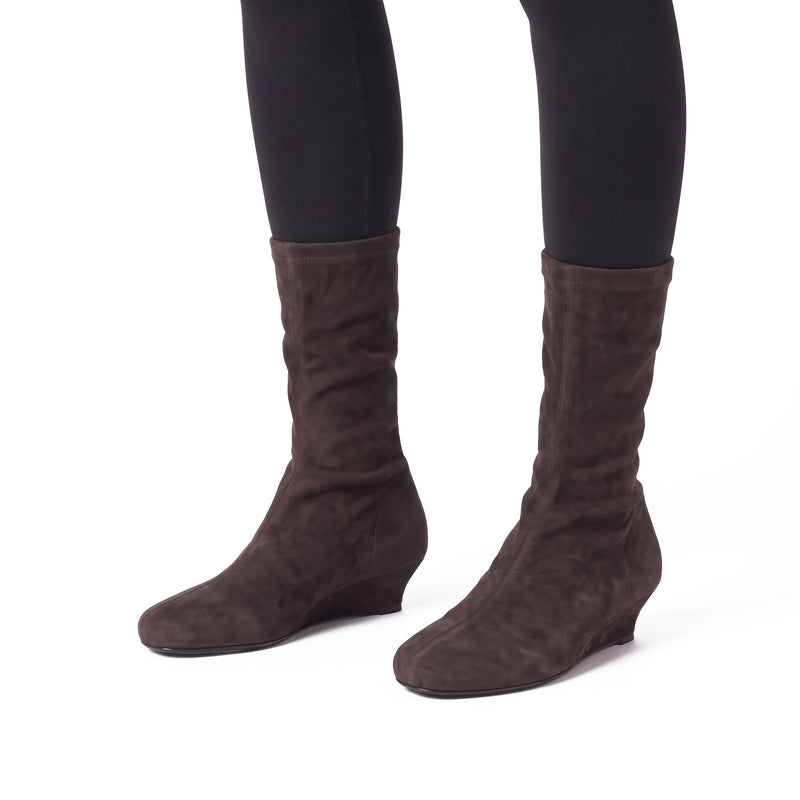 Stiefeletten Demi Wetch aus Leder